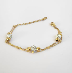 Brazalete con Esferas - Oro Brazalete con Esferas - Oro