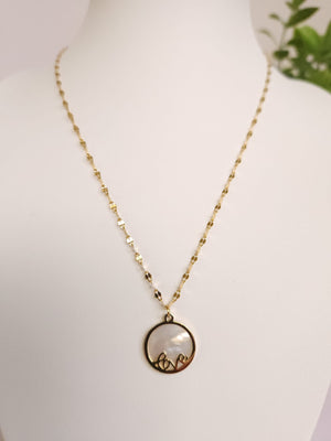 Collar con Colgante - Love - Oro Collar con Colgante - Love - Oro