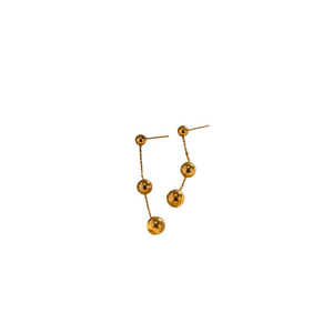 Aretes de Esferas - Oro Aretes de Esferas - Oro