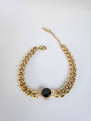 Pulsera Moderna - Oro - Negro Pulsera Moderna - Oro - Negro