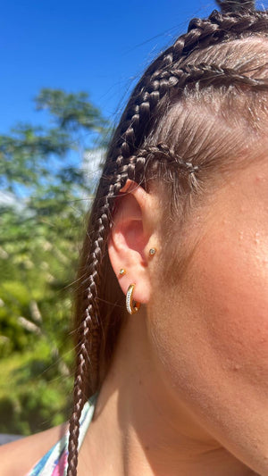 Aretes de Aro en Oro Aretes de Aro en Oro