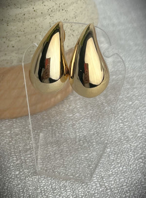 Aretes de Gota - Oro o Plata Aretes de Gota - Oro o Plata