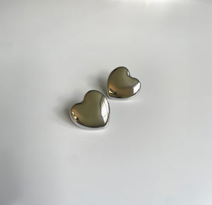 Aretes de Corazón - Oro o Plata Aretes de Corazón - Oro o Plata