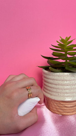 Anillo Chain Look - Oro Anillo Chain Look - Oro
