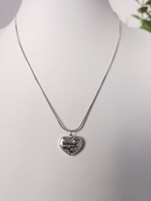 Collar con Corazón - Oro - Plata Collar con Corazón - Oro - Plata