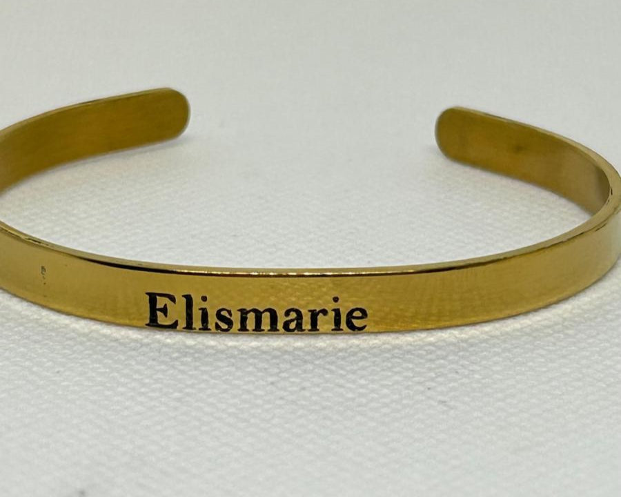Pulsera personalizada - Grabadas en láser - 6mm