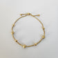 Pulsera con Esferas - Ajustable - Plata - Oro