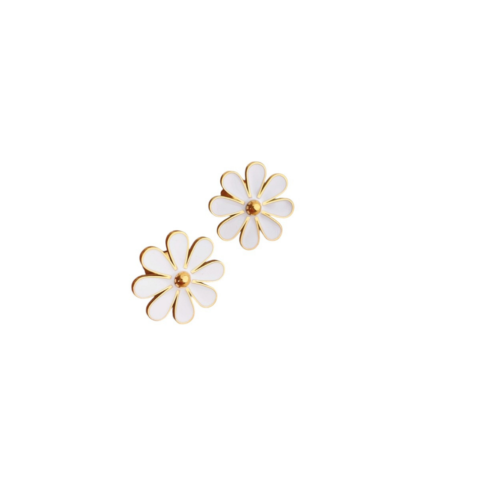 Aretes - Flor - Oro