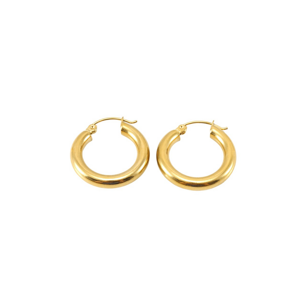 Aretes Circulares - Oro