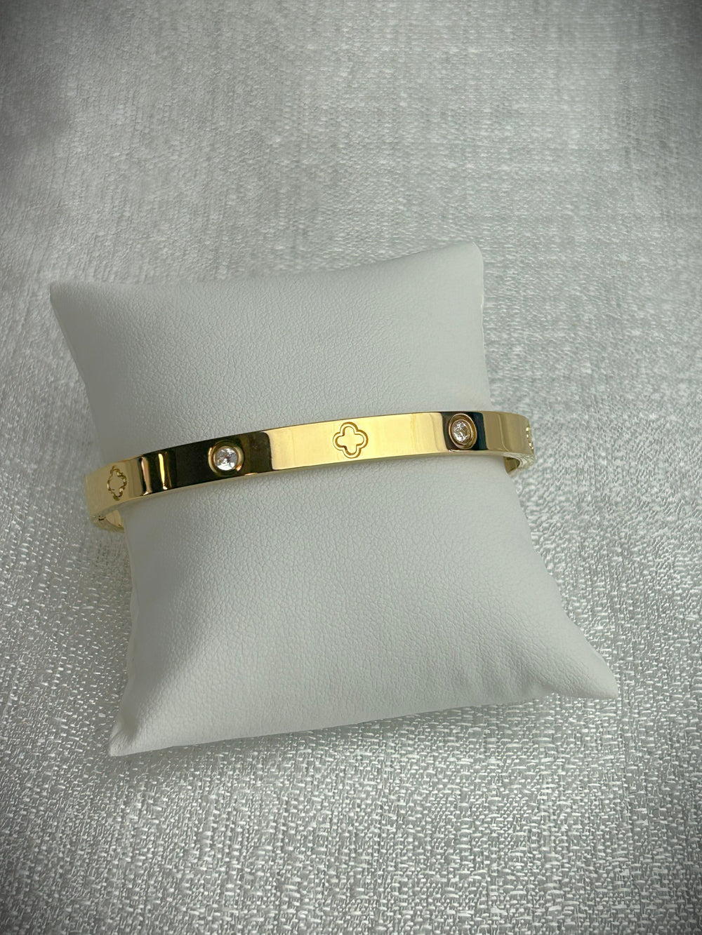 Brazalete Clásico - Flor - Oro