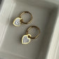 Aretes con Corazón - Oro