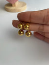 Aretes con Esferas - Oro