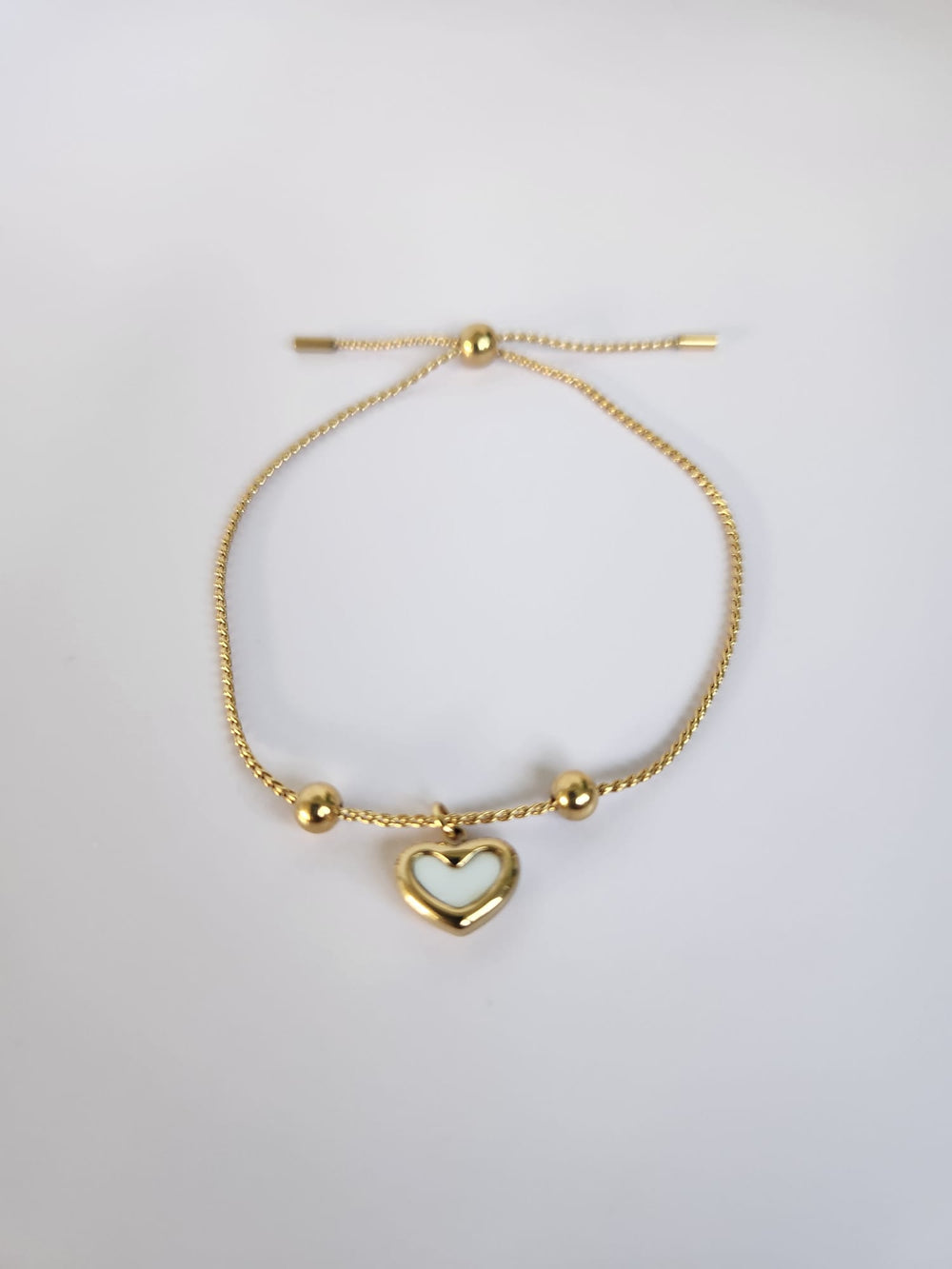 Pulsera de Corazón - Oro - Esferas