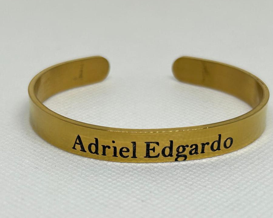 Pulsera personalizada - Grabadas en láser - 8mm
