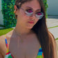 Conjunto aretes y collar de la Flor de Maga en oro ó plata
