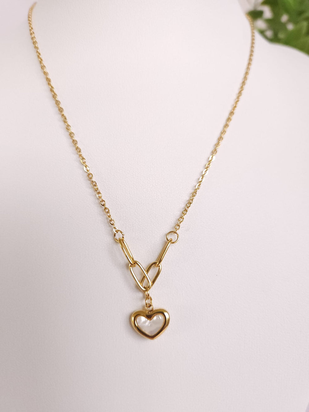 Collar de Corazón - Oro